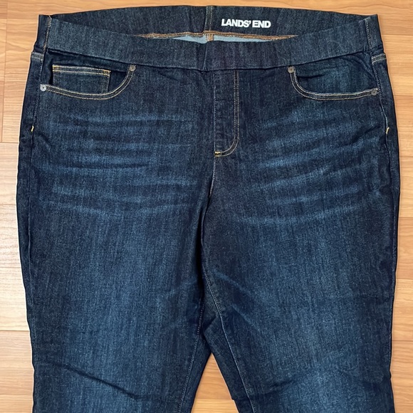 Lands End Mid-Rise Skinny Jegging Jeans - Picture 3 of 9